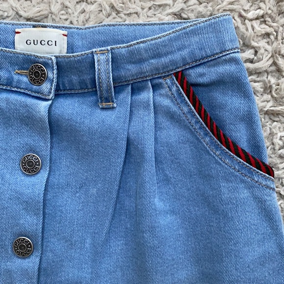 Gucci girls  denim skirt - Picture 3 of 11